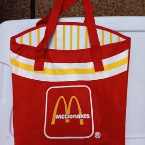 McDonald's French Fry Canvas Red Tote Bag and French Fry Shaped Playing Cards